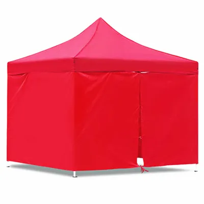 Шатор са балдахином 3к3 на отвореном са пуним зидовима